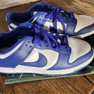 Nike Dunks low top - Men’s Blue and White Sneakers